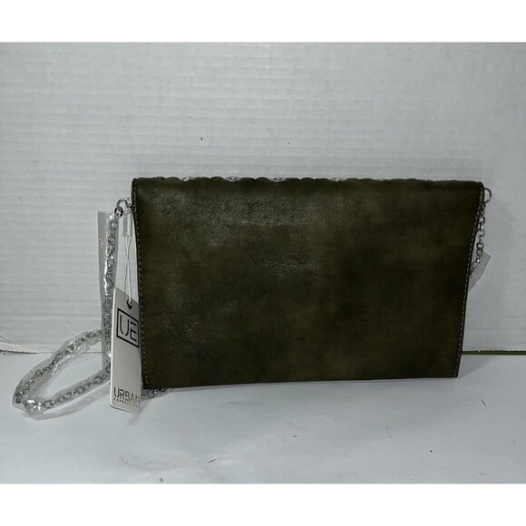 Urban Expressions NWT 14515 Olive Ozzy Handbag Purse Chain Handle Crossb… - Picture 3 of 13